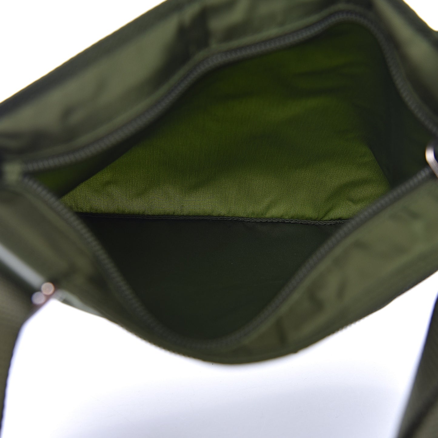 Nylon Vela Sport Small Flat Messenger Bag Army
