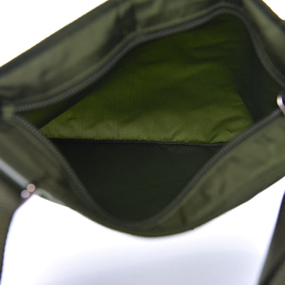 Prada Nylon Vela Sport Small Flat Messenger Bag Army 5 of 10