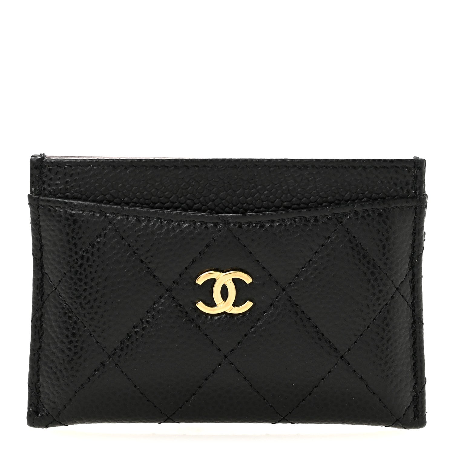 Chanel Caviar Quilted Card Holder Black 1 of 8