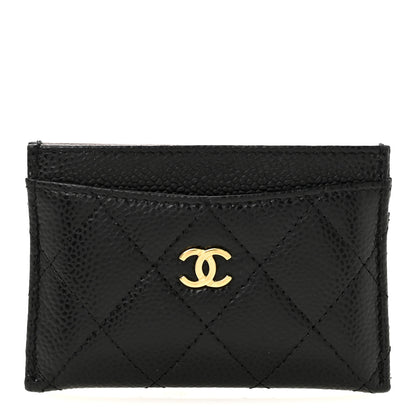 Chanel Caviar Quilted Card Holder Black 1 of 8