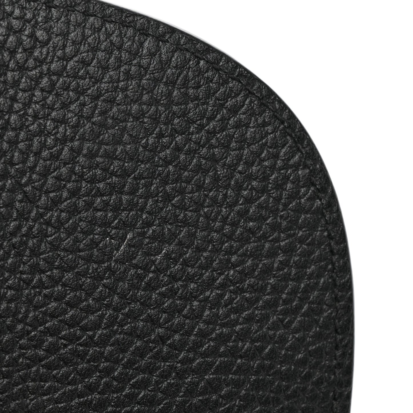 Pebbled Calfskin Medium Soho Flap Crossbody Black
