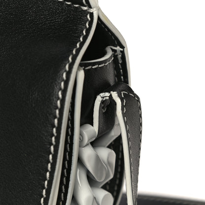 Givenchy Calfskin Mini Infinity Saddle Bag Black White 11 of 12