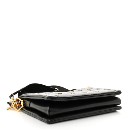 Louis Vuitton Glazed Lambskin Embossed Monogram Coussin PM Black 4 of 10