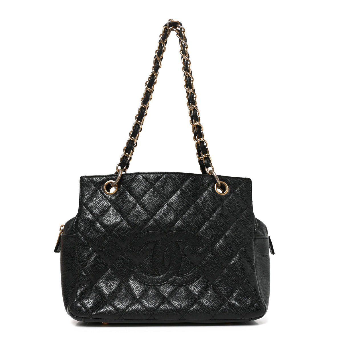 Chanel Caviar Quilted Petit Timeless Tote PTT Black 1 of 10