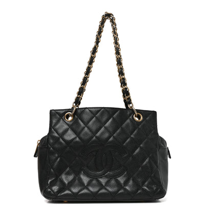 Chanel Caviar Quilted Petit Timeless Tote PTT Black 1 of 10