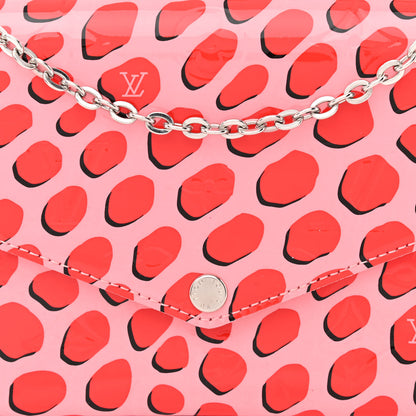 Louis Vuitton Vernis Jungle Dots Pochette Felicie Sugar Pink Poppy 9 of 11