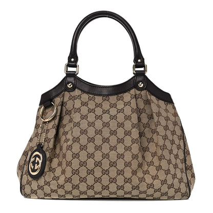 Gucci Monogram Medium Sukey Tote Dark Brown 1 of 26