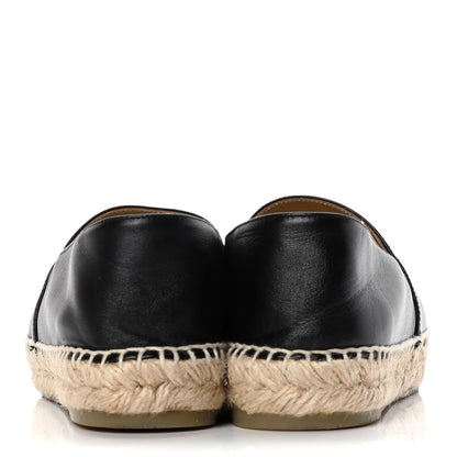 Chanel Lambskin CC Espadrilles 39 Black 6 of 10