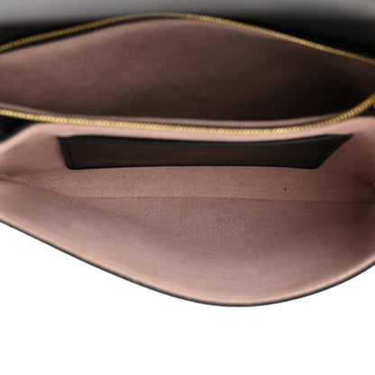 Louis Vuitton Lambskin Embossed Monogram Pochette Coussin Black 5 of 11