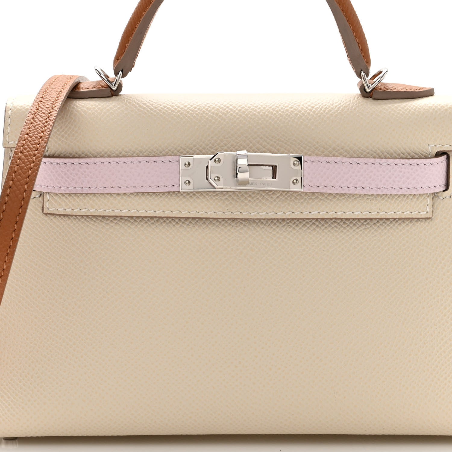 Hermes Epsom Mini Kelly Sellier 20 Craie Mauve Pale Gold 8 of 10