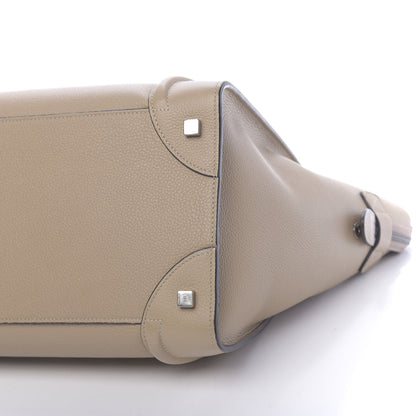 Celine Drummed Calfskin Mini Luggage Dune 8 of 8