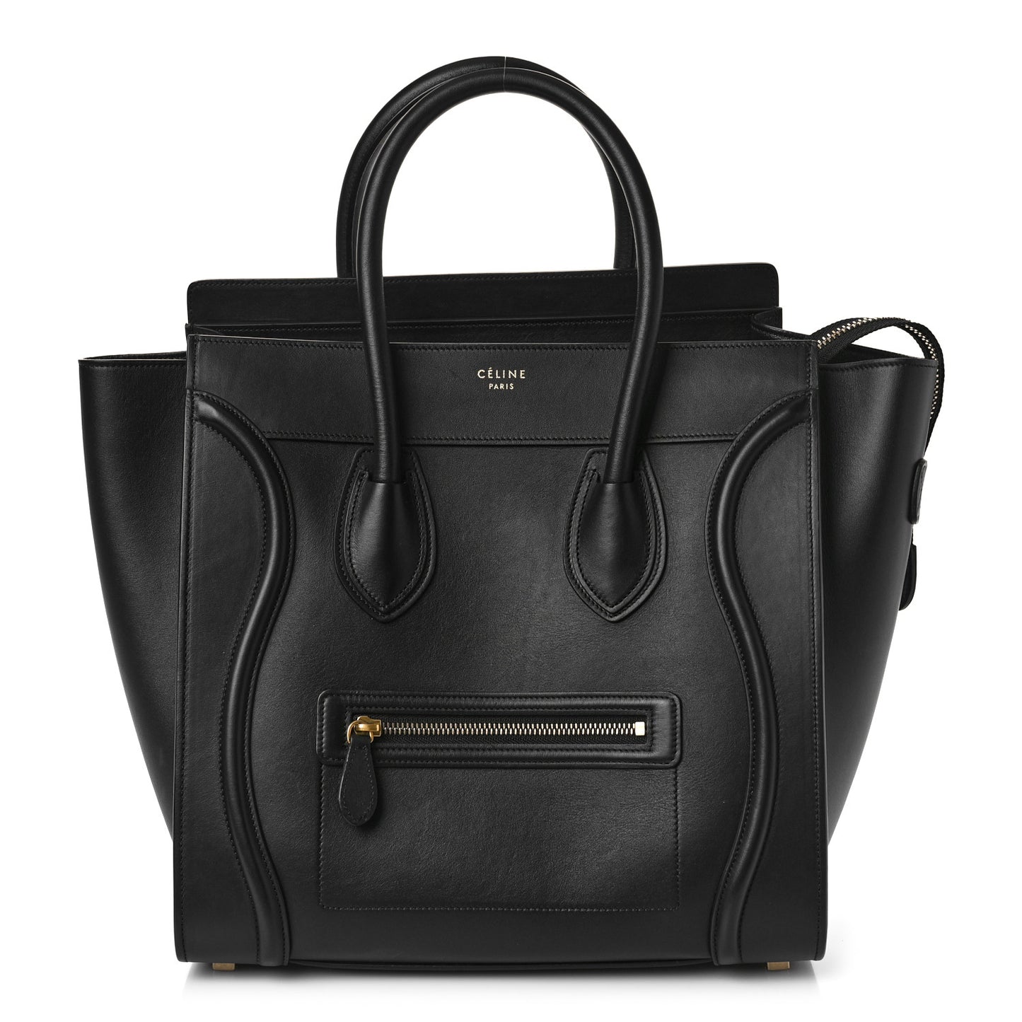 Smooth Calfskin Mini Luggage Black