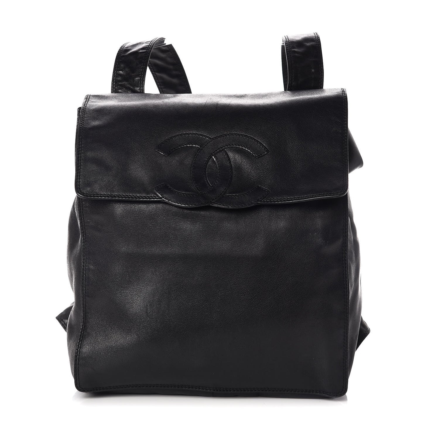 Lambskin CC Backpack Black