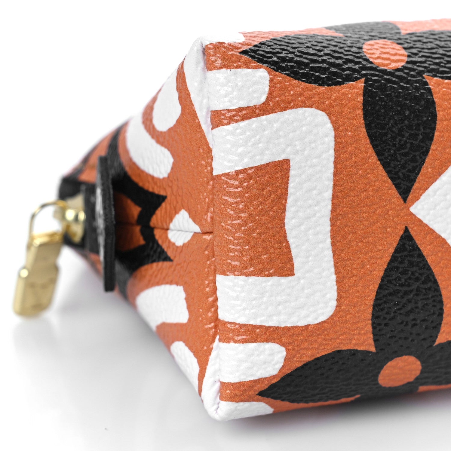 Louis Vuitton Monogram Giant Crafty Cosmetic Pouch Creme Caramel 7 of 8