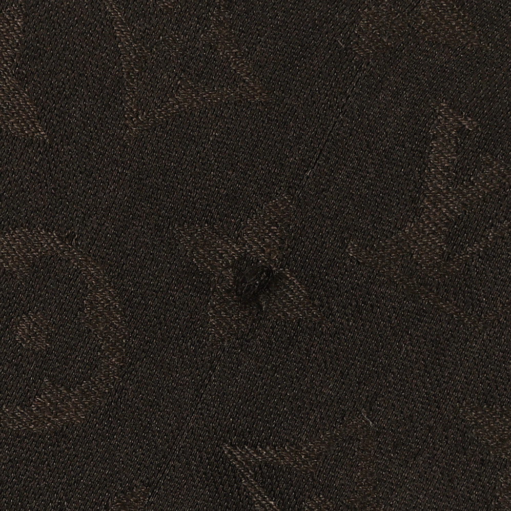 Silk Wool Monogram Denim Shawl Chocolate