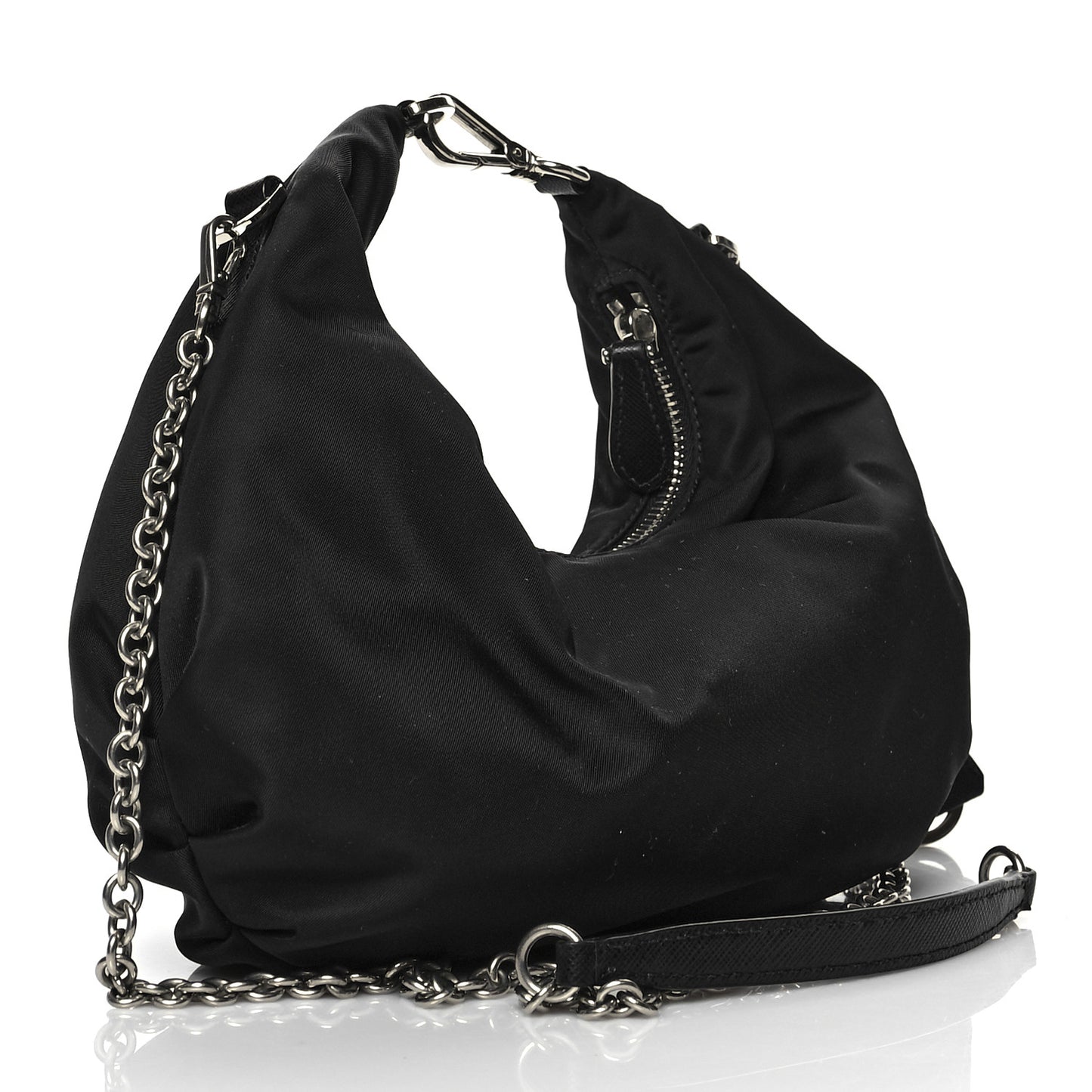 Tessuto Nylon Saffiano Re-Edition 2006 Shoulder Bag Black
