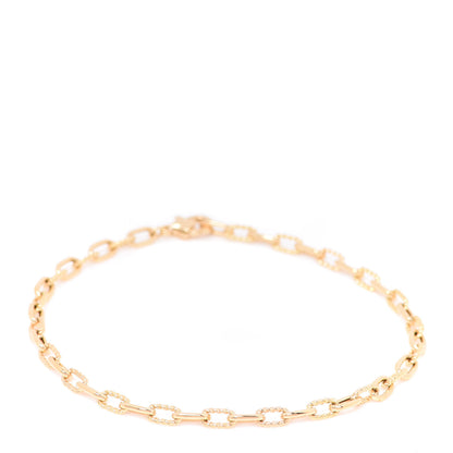 David Yurman 18K Yellow Gold Madison 3mm Classic Chain Bracelet 1 of 5