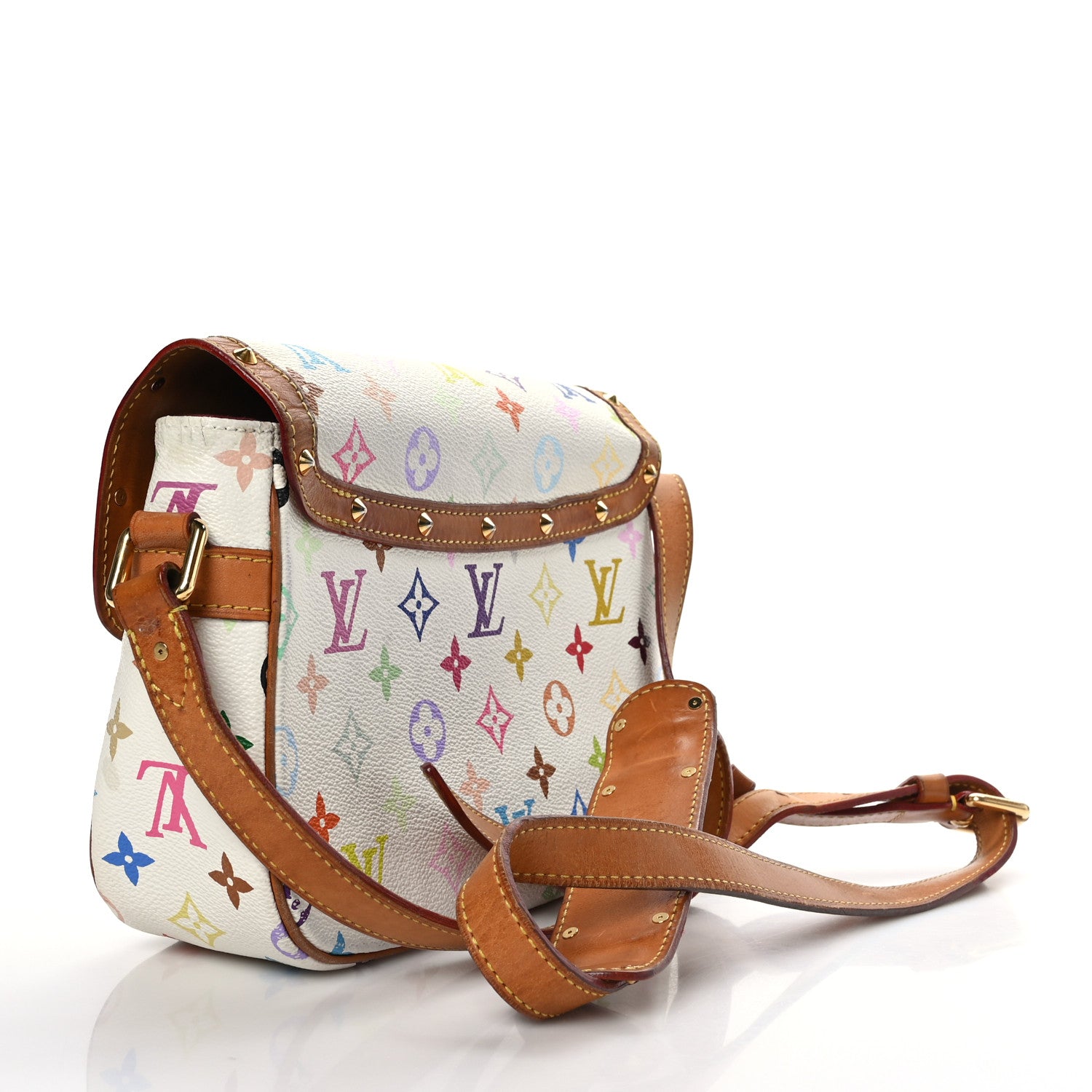 Louis Vuitton Monogram Multicolor Sologne White 2 of 8