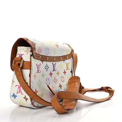 Louis Vuitton Monogram Multicolor Sologne White 2 of 8