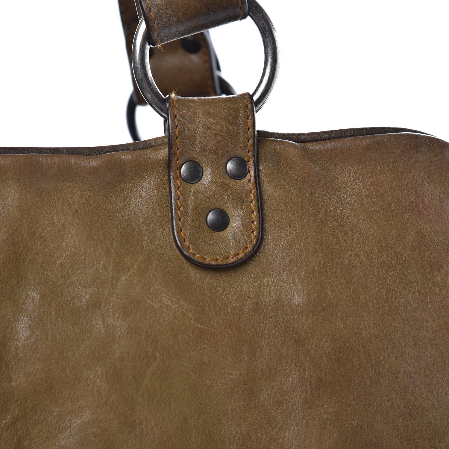 Christian Dior Calfskin Medium Gaucho Double Saddle Bag Green 14 of 19