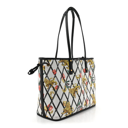 MCM Visetos Medium Project Reversible Shopper Tote Cognac 5 of 23