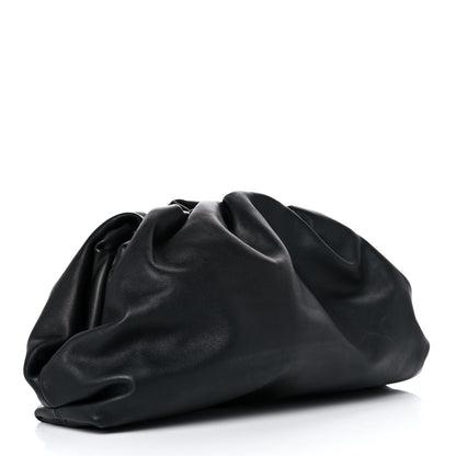 Bottega Veneta Smooth Butter Calf The Pouch Oversized Clutch Black 3 of 9