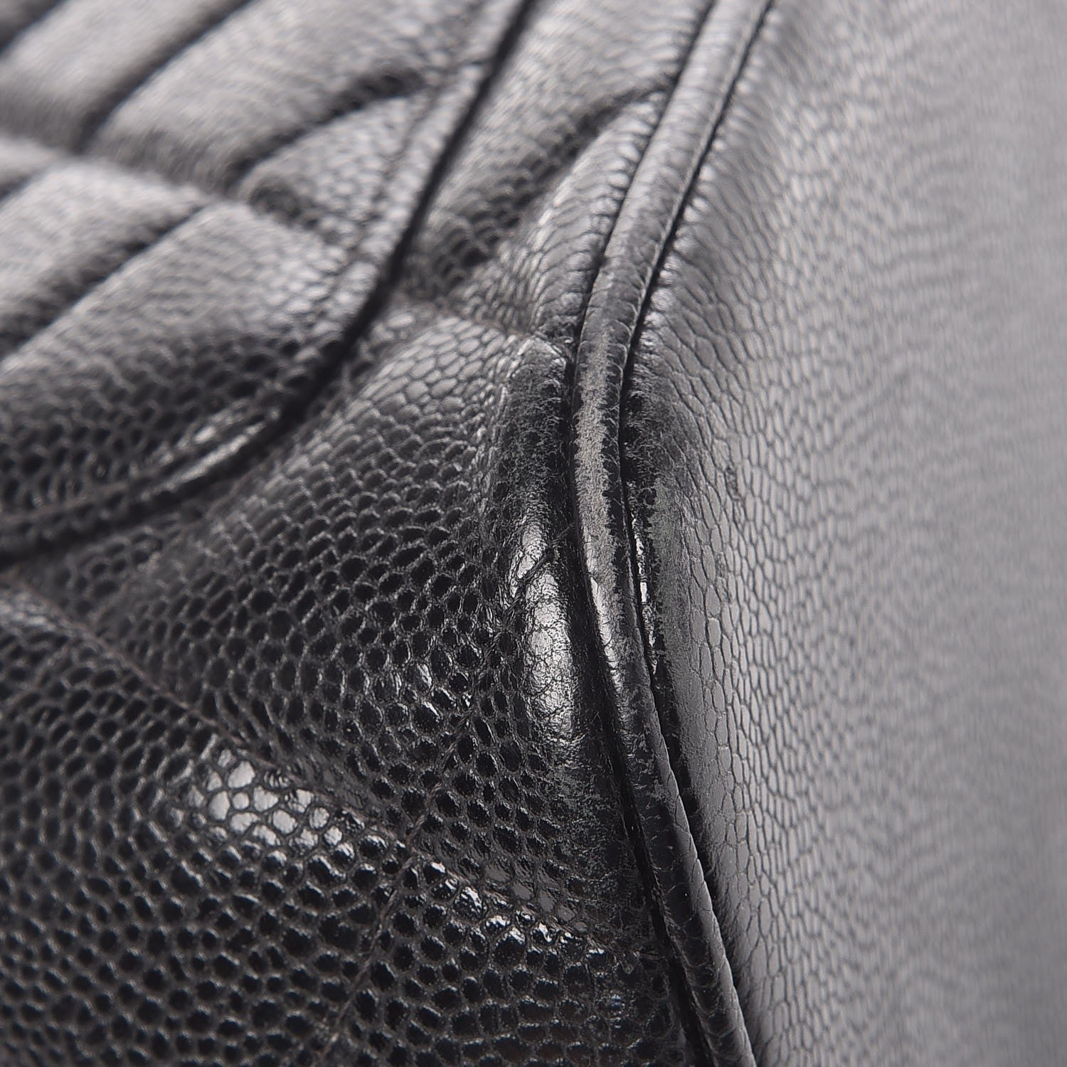 Chanel Caviar Quilted Medallion Tote Black 12 of 13