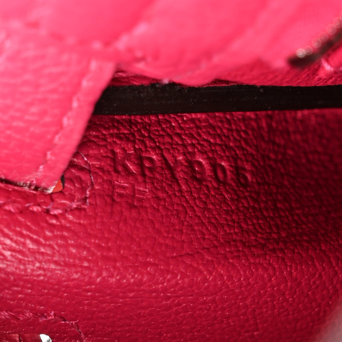 Hermes Togo Kelly Retourne 25 Rose Pourpre 7 of 10