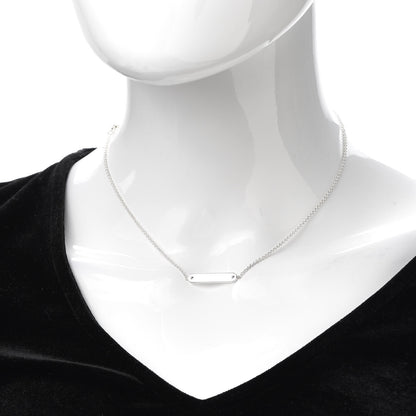 Tiffany Sterling Silver Tag Chain Necklace 2 of 7