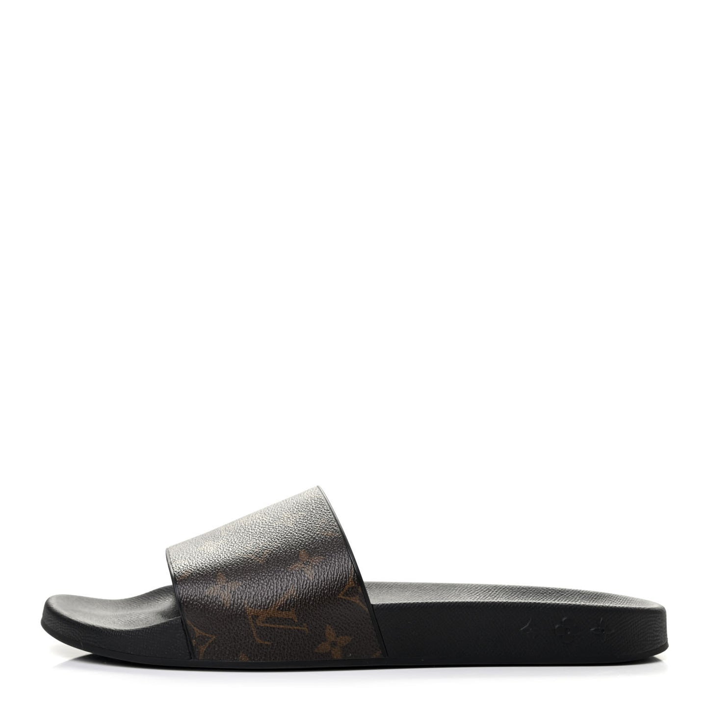 Rubber Monogram Mens Waterfront Mules 11 Macassar
