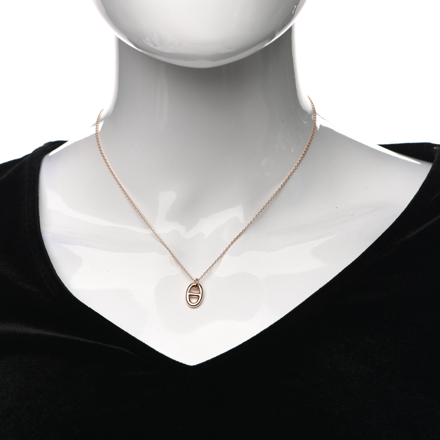 Hermes 18K Rose Gold PM Farandole Pendant Necklace 2 of 6