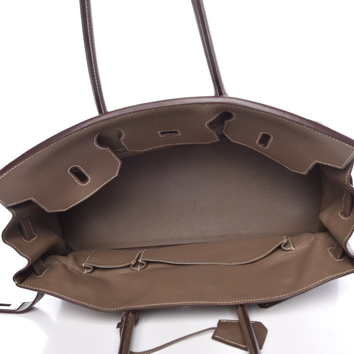 Taurillon Clemence JPG Shoulder Birkin II 42 Etoupe