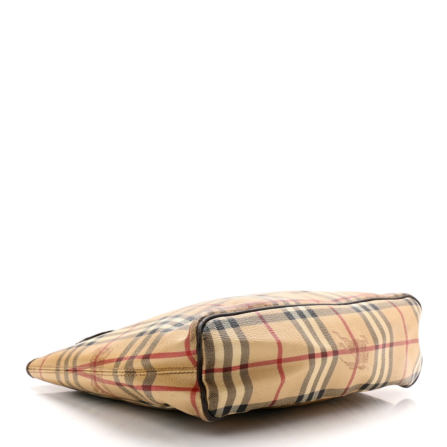 Burberry Haymarket Check Small Onslow Tote Chocolate 3 of 14