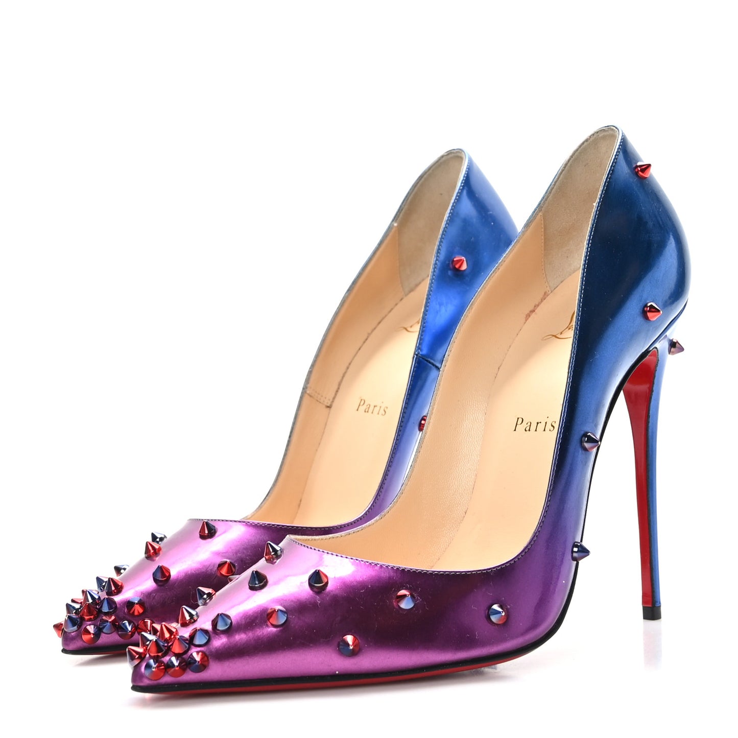 Patent Scarabe Degraspike 120 Pumps 39.5 Rose Digitale