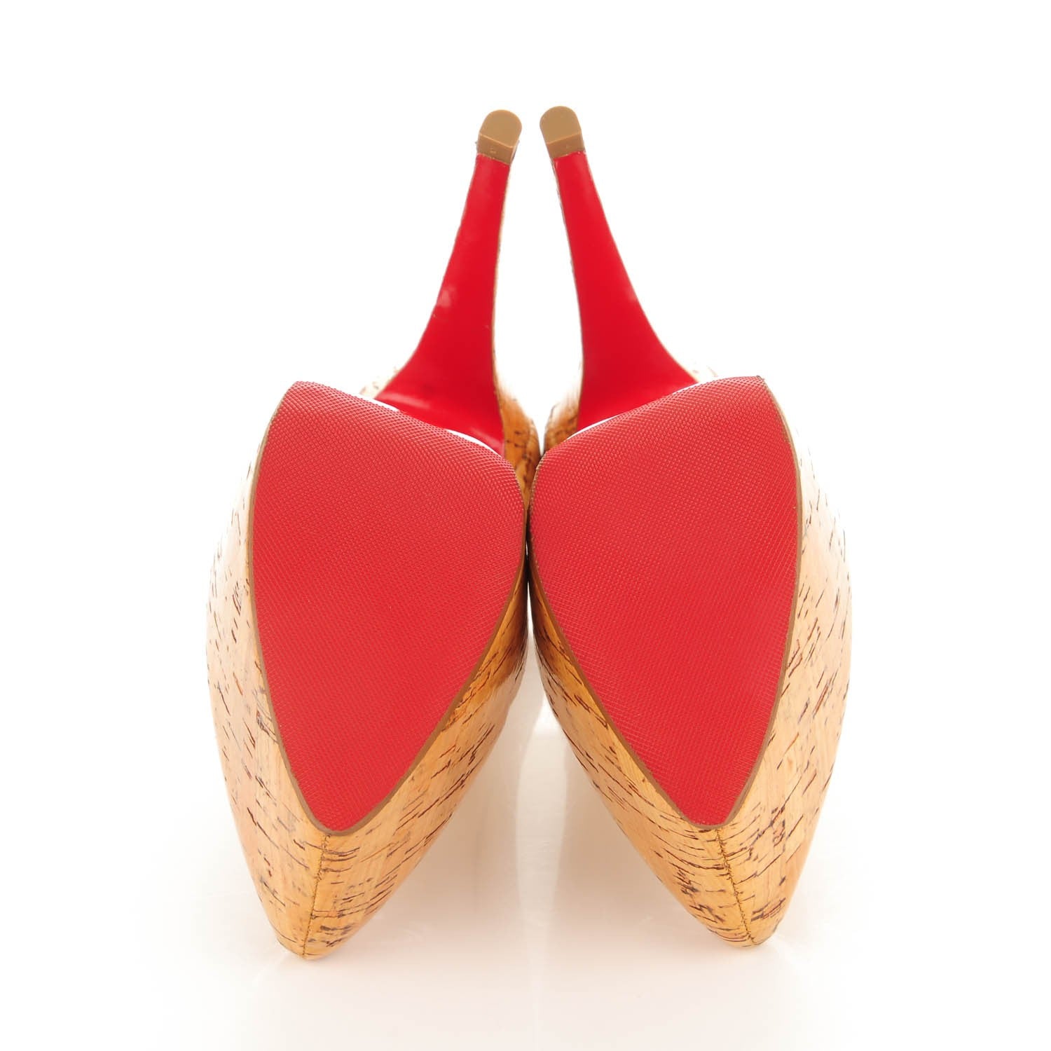 Christian Louboutin Cork Daffodile 160 Pumps 37 Natural 5 of 8