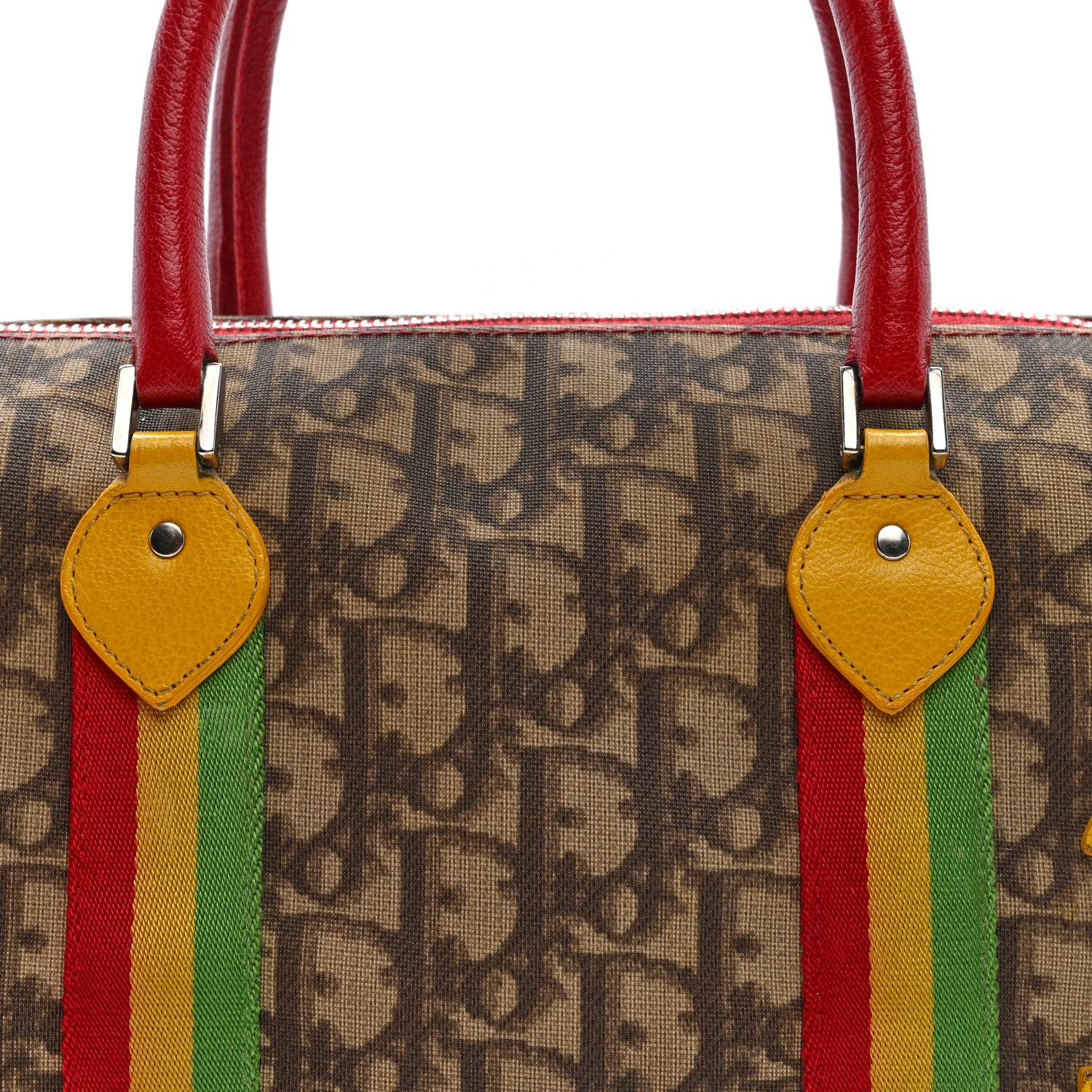 Christian Dior Monogram Rasta Boston Beige 7 of 9