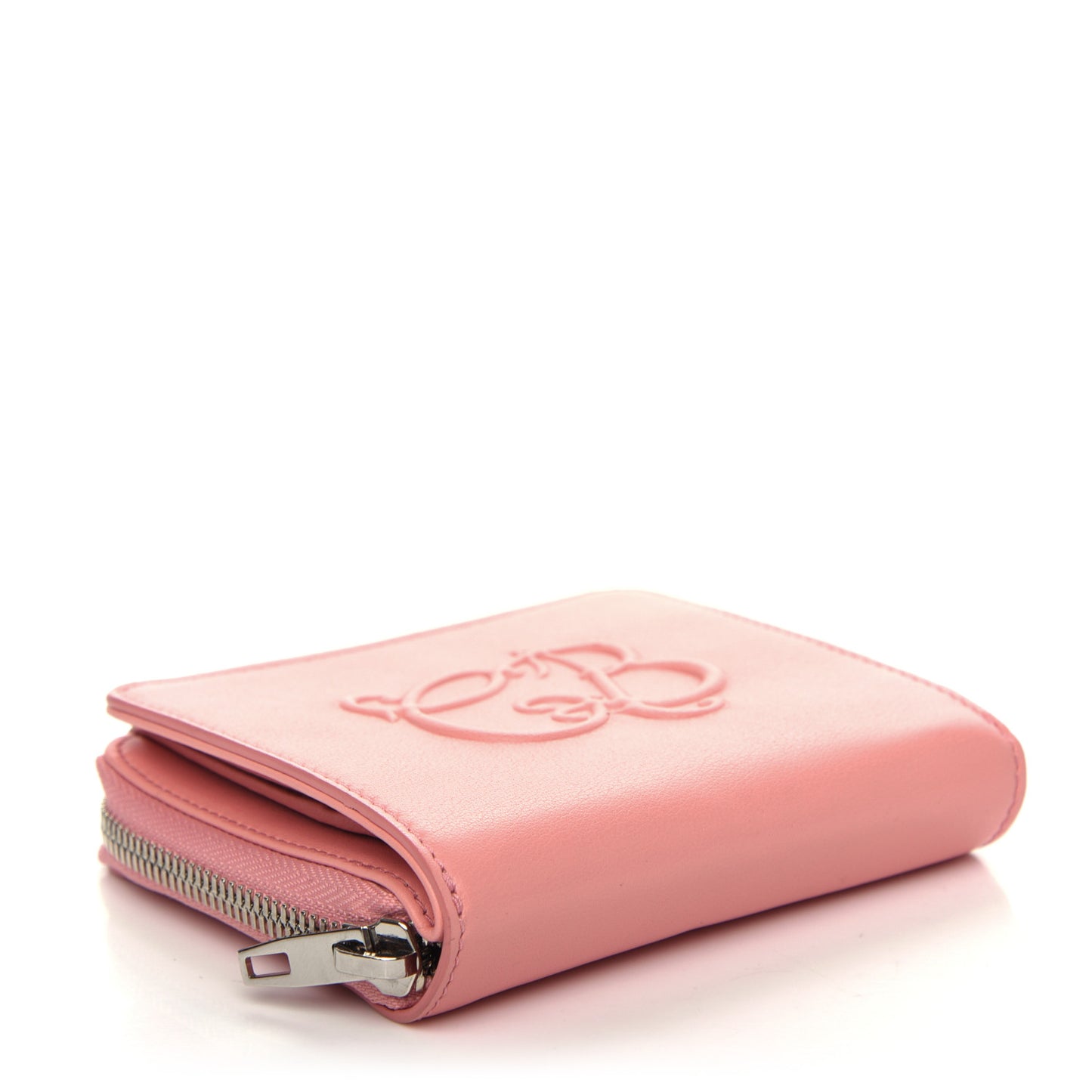 Goatskin Everyday Multi Zip Wallet Rose
