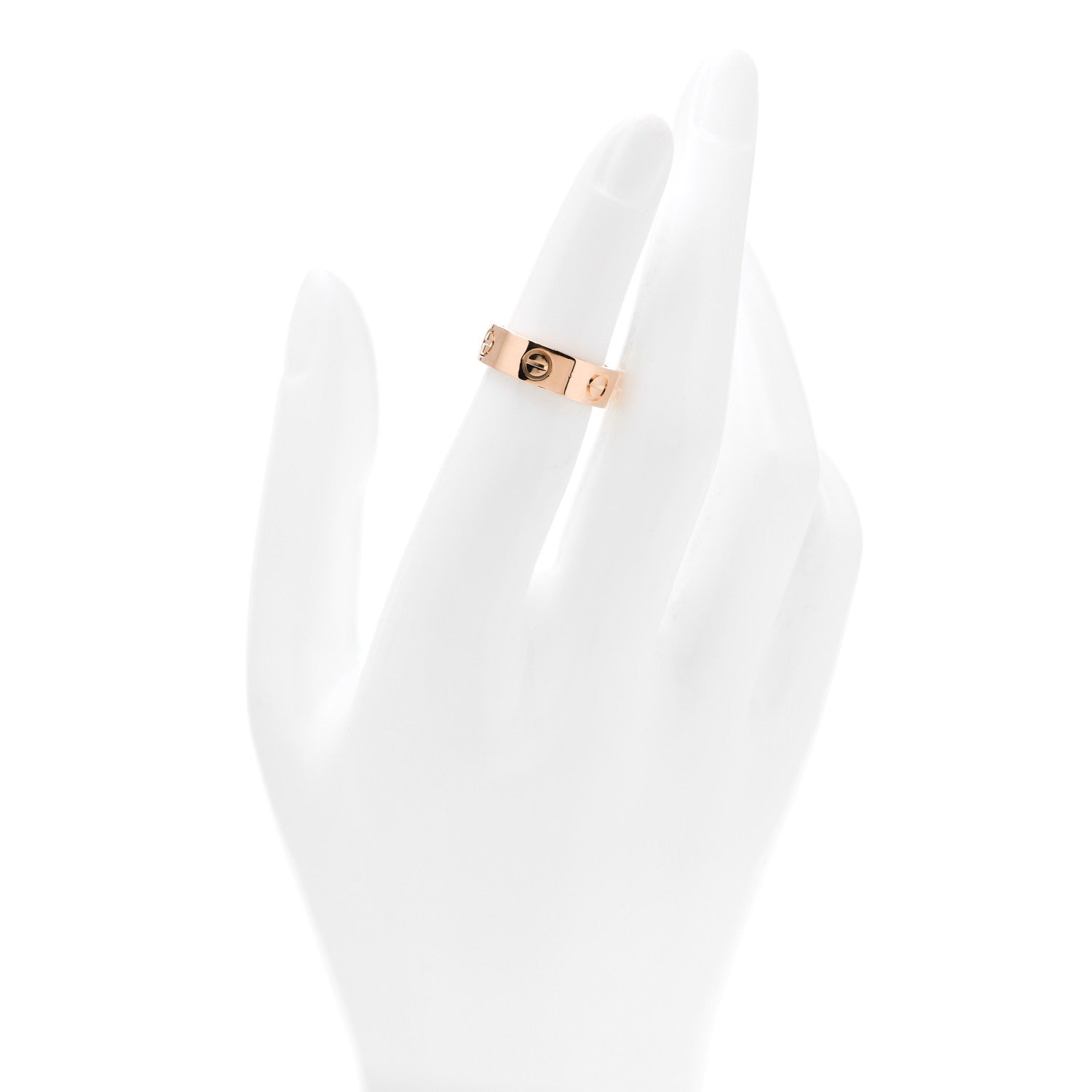 Cartier 18K Pink Gold 5.5mm LOVE Ring 48 4.5 2 of 5