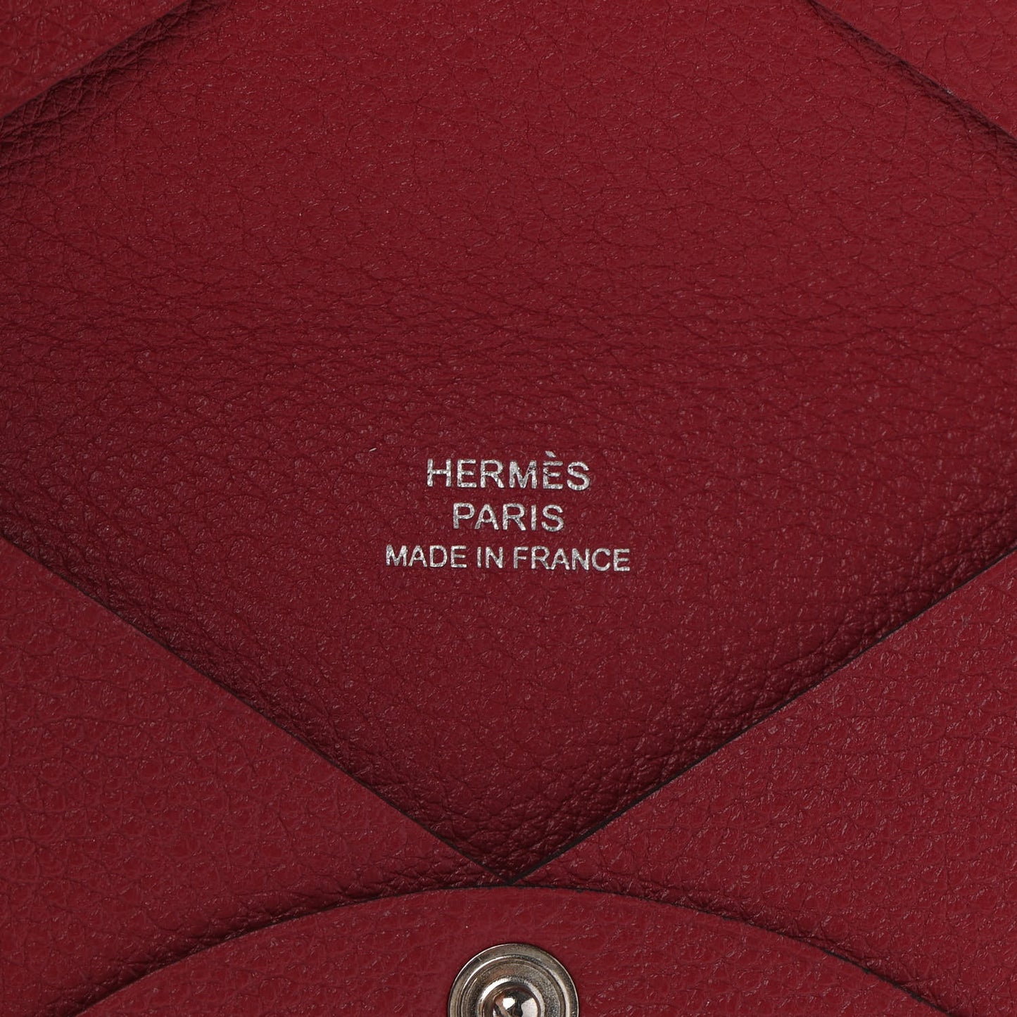 Evercolor Calvi Card Case Rouge Grenat