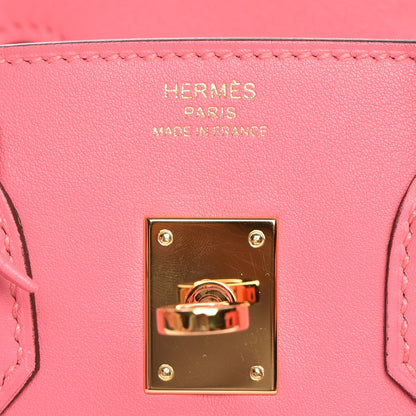 Hermes Swift Birkin 25 Rose Azalee 20 of 29