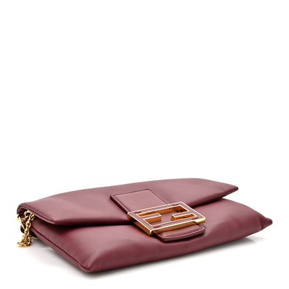 Fendi Nappa Mama Baguette Pouch Bordeaux 4 of 11