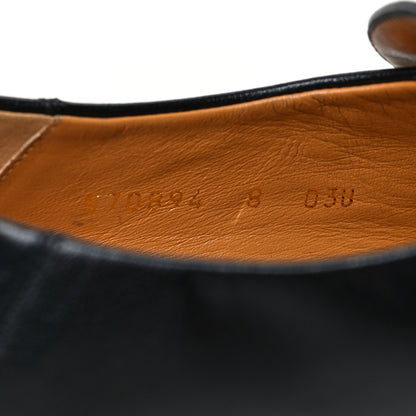 Gucci Goatskin Mens Horsebit Loafers 8 Black 6 of 8