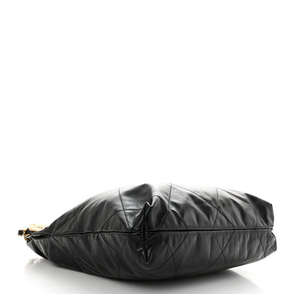 Chanel Shiny Calfskin Quilted Small Chanel 22 Black 5 of 12