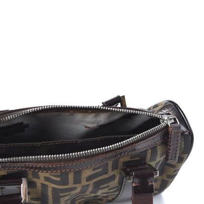 Fendi Zucca Mini Boston Satchel Tobacco 9 of 10