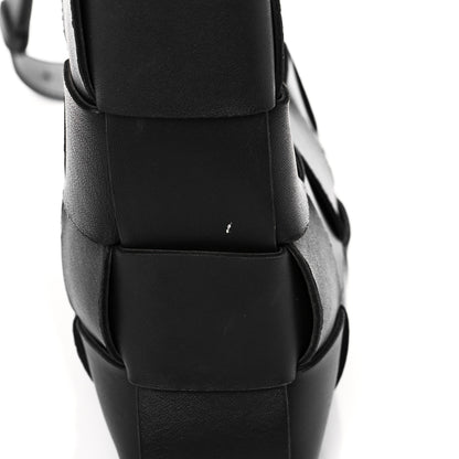 Bottega Veneta Lambskin Maxi Intrecciato Cassette Messenger Black 13 of 15