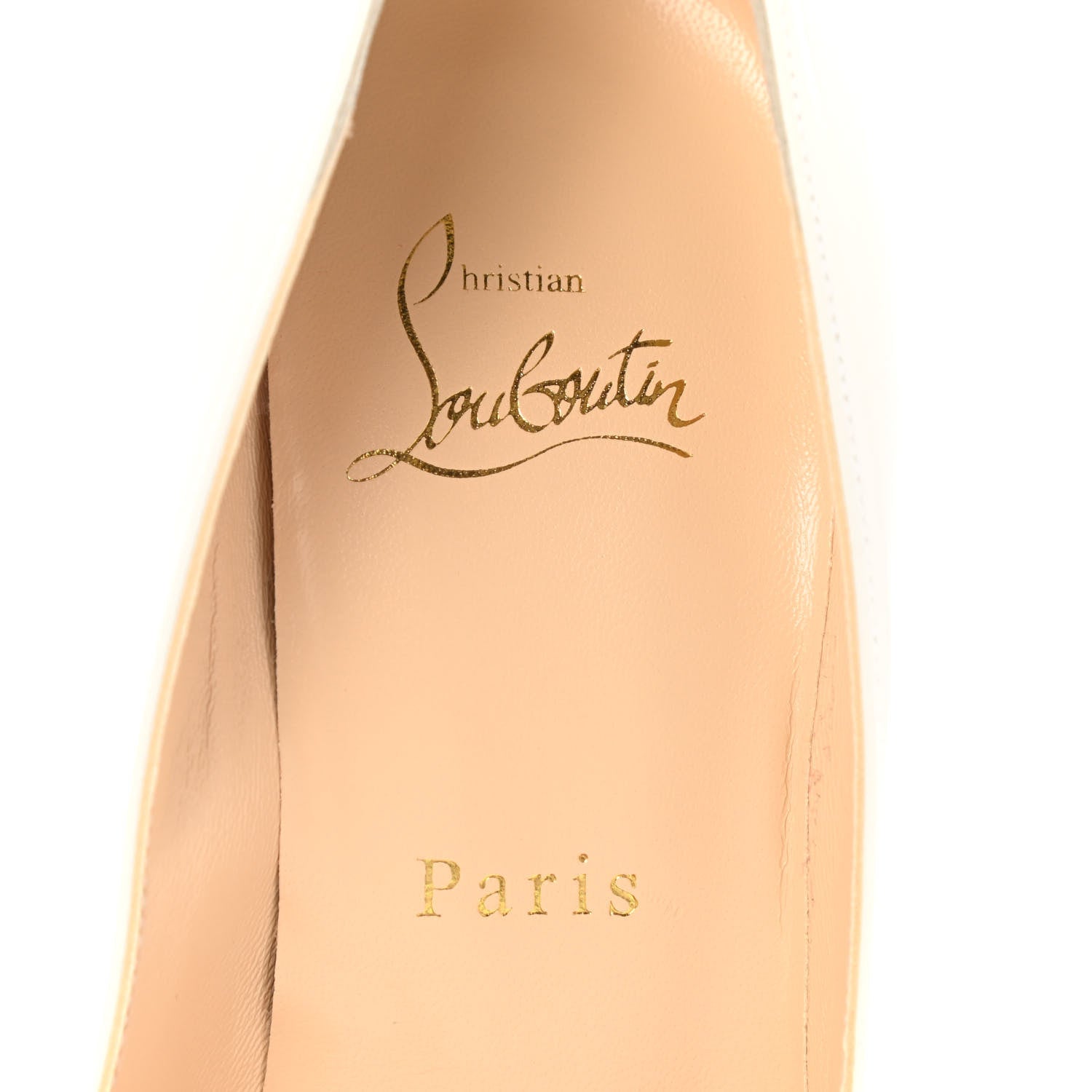 Christian Louboutin Shiny Nappa Pigalle Follies 100 Pumps 36.5 White 7 of 9