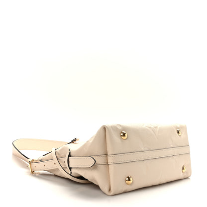 Louis Vuitton Empreinte Carryall PM Creme 5 of 9