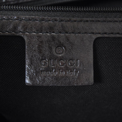 Gucci Crystal Monogram Medium Babouska Shopping Tote Dark Brown 8 of 10
