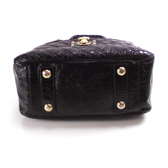Marc Jacobs Patent Quilted URSULA Bowler Black 4 of 11