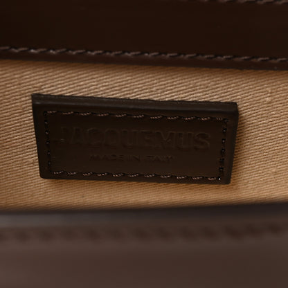 Jacquemus Glazed Calfskin Le Grand Bambino Midnight Brown 6 of 9